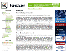 Tablet Screenshot of forexlyzer.de